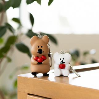 [Dinotaeng] 森林系列 Quokka & BOBO摘蘋果鑰匙圈